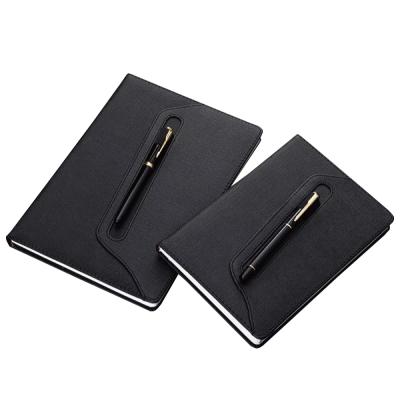 China Printed Leather Cheap PU Notebook Office Diary School Diary Business Printing Custom for sale