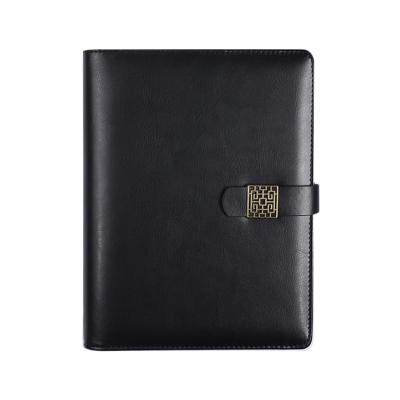 China New Logo A5 PU Leather Hardcover Printed Diary Business Existing Notebook Custom Notebook Promotional Products for sale