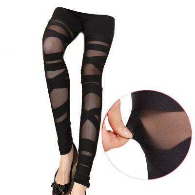 China Antibacterial Cheap Ladies Gaiters Pants Women Ankle Length Pants Tight Girls Gaiters for sale