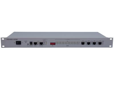 China multi service 16e1 with 4*1000M gigabit ethenet dual fiber port single mode pdh fiber optic multiplexer for sale