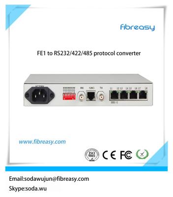 China 5km distance with interface converter E1 to RS232/422/485  protocol converter for sale