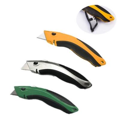 China Hot Selling Europe America Heavy Industry Open Cutter Professional Zinc Alloy Electric Knife Slide For Cable Knife Safe Utility Knives for sale