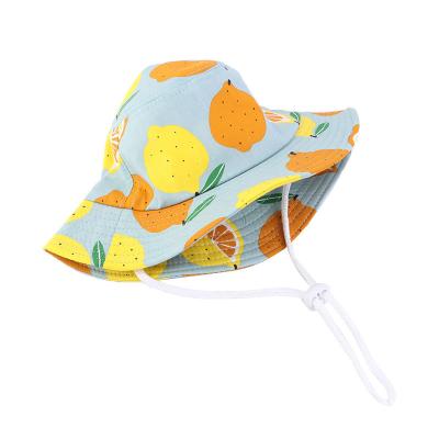 China Shade Shade 2022 Summer Outdoor Kids Custom Design Baby Bucket Hats Sun Baby Hats for sale