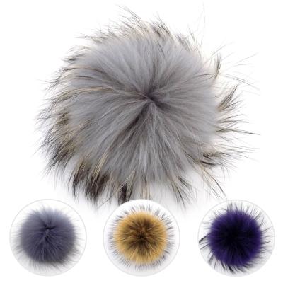 China Wholesale High Quality Auto Upholstery Faux Fur Ball Fur Upholstery Fur Pompom For Hat Knitted Hats With Fur Balls for sale