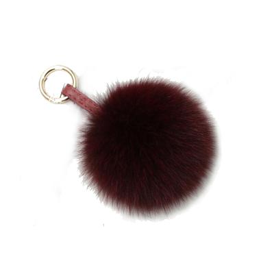 China Handsome Beautiful Fashionable Fashionable With Fox Fur Ball Manufacture Low Price Key Chain Wholesale Seller for sale