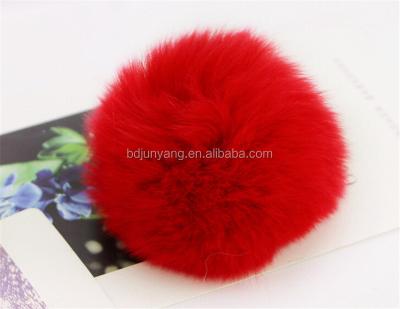 China European and American style fur pom raccoon tail plug butt poms/European and American fur pompom/18cm beanies for sale