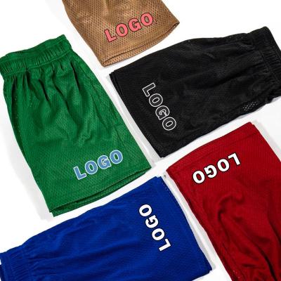 China wholesaler Mesh Jogger Casual Shorts Custom Printed High Quality Logo Men Blank Short Polyester Mesh Shorts Custom Men's Anti-wrinkle for sale