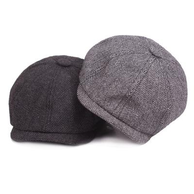 China ENGLAND STYLE Wholesale High Quality Fashion Newsboy Beret Hat For Men In Running Casual Kasket Hat Beret Hats Vintage Sun Visor Cap for sale