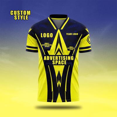 China 2021 Wholesale Custom Antibacterial Rugby American Football Tank Tops 2021 Blank Short Sleeve Polo Shirts High Quality Sublimated Wear for sale