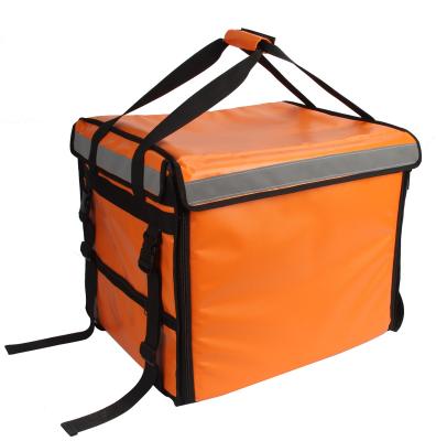 China Commercial Grade Waterproof Motorcycle Thermal Delivery Bag For Hot And Cold Food for sale