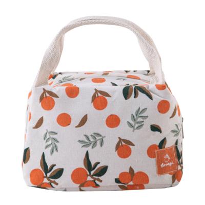 China 2021 Customized Waterproof Printing Food Insulated Lunch Cooler Bag Tote Picnic Cooler Bag for sale