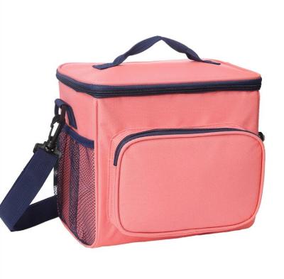 China Waterproof Wide Open Polyester Insulated Waterproof Thermal Food Storage Picnic Lunch Cooler Bag for sale