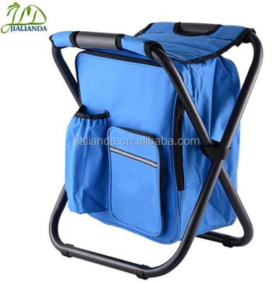 China High Quality Thermal Outdoor Cooler Bag Cooler Backpack With Folding Chaiir JLD-T45566 for sale