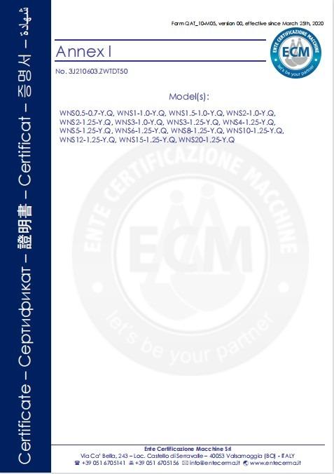 CE - Zhangjiagang Wilford Thermal Co., Ltd.