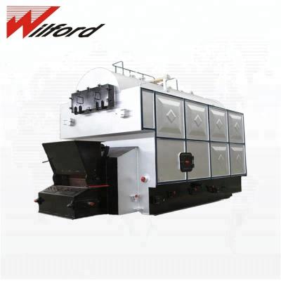 China Horizontal Natural Circulation Low Pressure Steam Biomass Pellet Boiler for sale