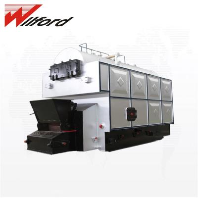 China Horizontal Home Horizontal Automatic Chain Grate / Wood Coal / Biomass Fired Steam Boiler for sale