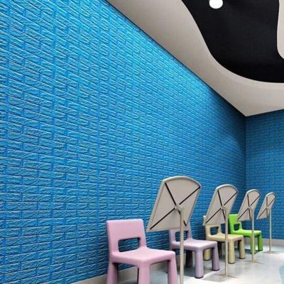 China Waterproof+ECO-Friendly Hot Sale Home Decoration Self Adhesive Wallpaper Pe 3D Foam Brick Wall Sticker for sale