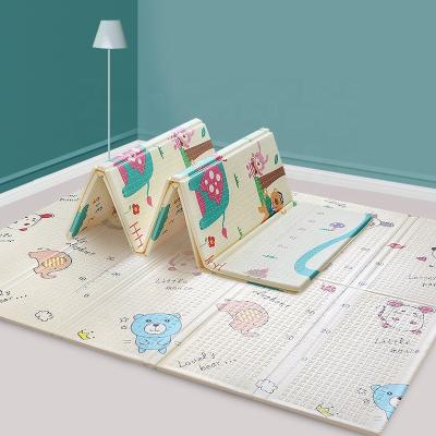 China Eco-friendly Kids Baby Play Mat Xpe Crawling Carpet Activity Folding Floor Play Mats for sale