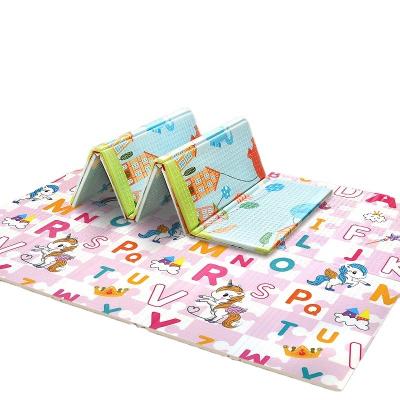 China Eco-Friendly Mat Nontoxic Extra Large Foldable Kids Play Mat Baby Playmat Animals for sale