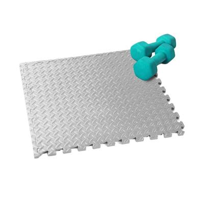 China Eco-friendly Eva Gym Equipment Interlocking Exercise Puzzle Foam Non-Slip Mats With Border Tiles Mats for sale