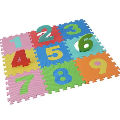 China 36pcs EVA Foam Baby Children Kids Toy Educational Soft Mat Alphabet Number Puzzle Jigsaw Game for sale