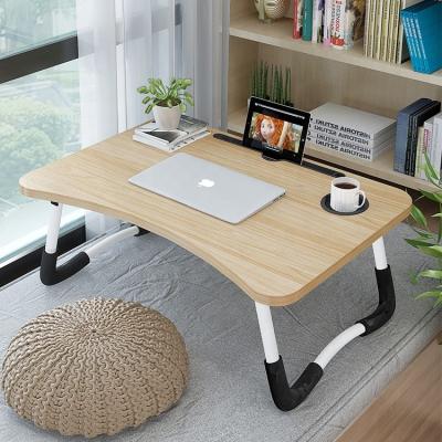 China Foldable Folding Laptop Table De plegable mesa pared on bed desk y sillas foldable plegables table for sale