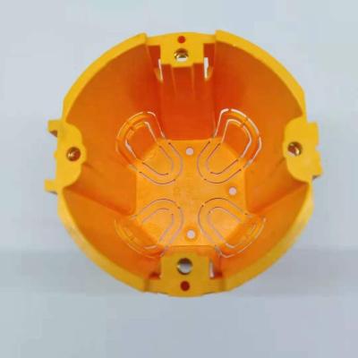 China PVC Plastic PVC Surface Mounted Concealed Junction Box, Wall Bottom Fireproof Switch Box For Home Decoration for sale