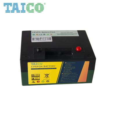 China Toys golf cart LiFePO4 battery 12.8V 24Ah 18Ah golf battery 12V lithium battery with T-bar and charger CE/ROHS UN38.3 for sale