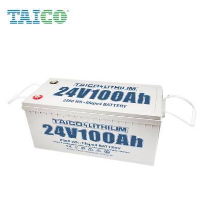 China Deep Cycle Long Life 24v 50Ah 100Ah 150ah 200Ah Lifepo4 Battery Packs Storgae Solar Batteries for sale