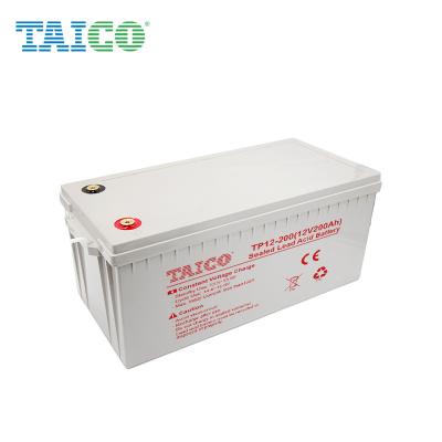 China Rechargeable Solar Toys Deep Cycle 12v 200ah Lead Carbon Battery for sale