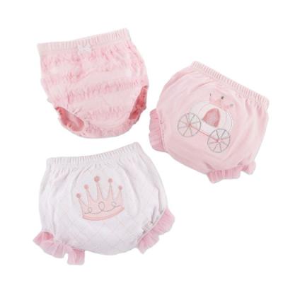 China Wholesale boutique design beautiful pink baby bloomers newborn infant softtextile pants breathable for sale