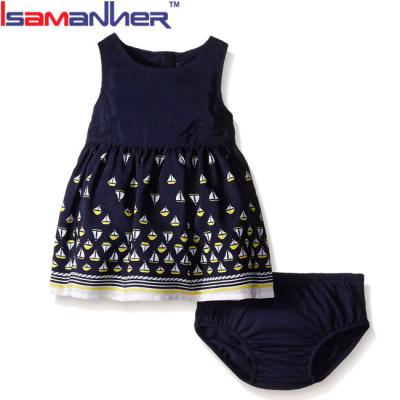 China Breathable Import Baby Clothes China Girls Summer Dress Plain Baby Dress for sale