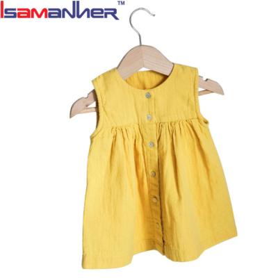 China Summer Breathable 100% Cotton Baby Party Wear New Design Babies Dress for sale