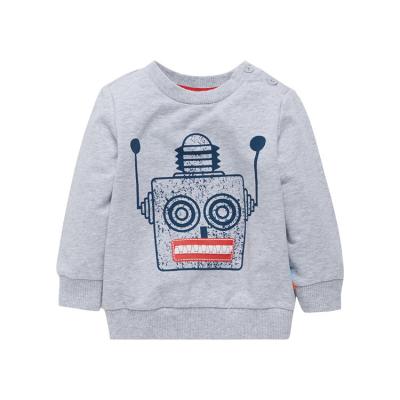 China Kids Boy's 100% Cotton Crewneck Winter Sustainable Apparel Long Sleeve Sweatshirt for sale