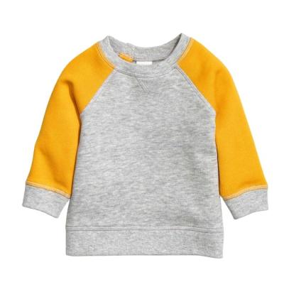 China Cotton Breathable Stylish High Quality Unisex Simple Kids Style Raglan Shirts for sale