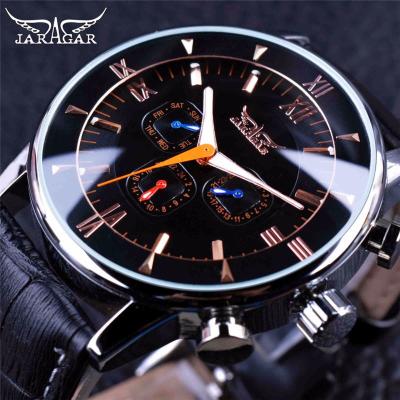 China Fashion New Belt Full Calendar Business Casual Watch Men's Multifunctional Automatic Mechanical Watch for sale