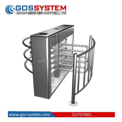 China Access Control RFID Card Reader Turnstile Gate Half Height Turnstile for sale