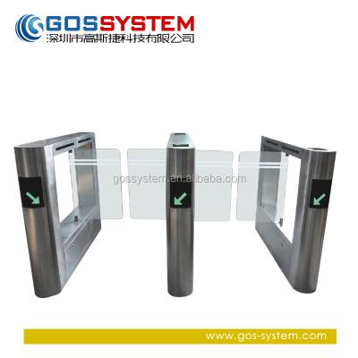 China indoor office building access control automatic rfid turnstile / swing arm opener for sale