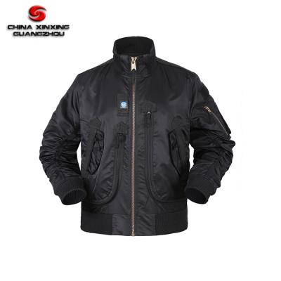 China Black Factory Made Good Quality Military / Army Soldier Winter Field Coat Anti-Static Jacket for sale