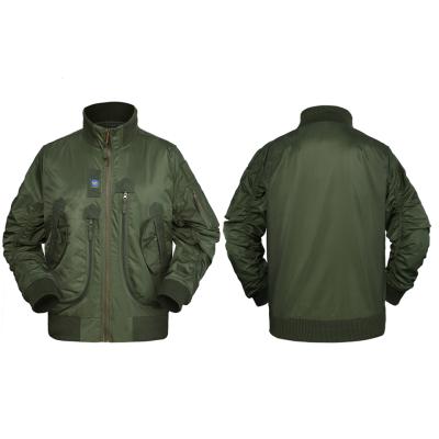 China Army Green Polyester Military Pilot Jacket Men Waterproof Short Windproof Military Jackets for sale