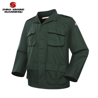 China poly-cotton bdu army uniform uniform anti-static olive green military uniforms for sale