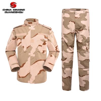 China Breathable Customized Middle East Abandon Camouflage Uniform ACU Military Uniform for sale