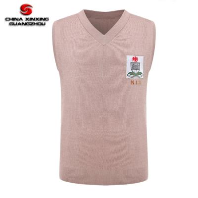 China Anti-pilling Wool Sweater Manufacturer Men Knitted Government Sweater Vest for sale