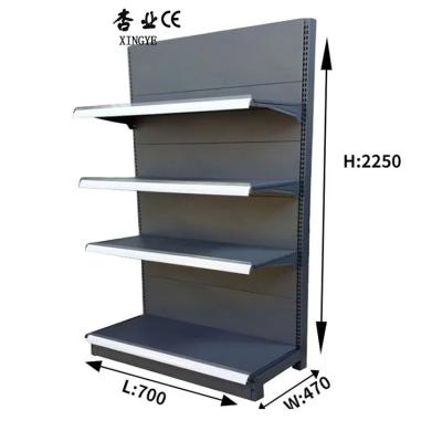 China Factory Customized Color Size mini market shelves retail shelves wall shelving unit for sale