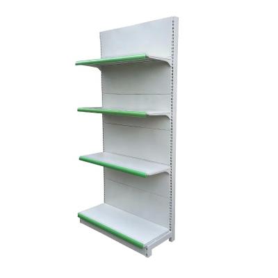 China Supermarket  shelves Heavy Duty Iron Metal Display  Gondola Shelving Rack for sale