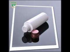 Fuyun 80ml 100ml white color plastic toner bottle with screw cap & inner plug