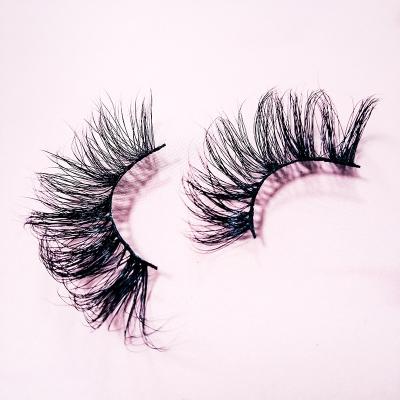 China Natural Soft False Mink Hair Lashes With Thick Private Label 3D Mink Wholesale Custom False Eyelash Eyelashes for sale