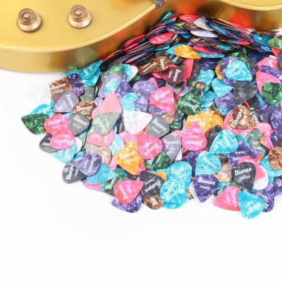 China Bass Cheap Wholesale Acrylic Guitar Picks Custom Print Shape Heart Round Cartoon Guitar Pick Sets for sale