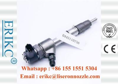 China ERIKC 0445110756 fuel pump dispenser inyector 0 445 110 756 Bosch Size standard fuel injection 0445 110 756 for sale