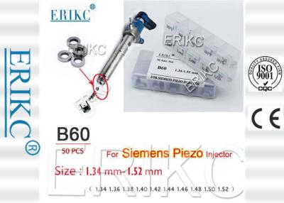 Κίνα Shim B60 Siemens ανοίξεων βαλβίδων ERIKC shim B60 ρύθμισης εγχυτήρων διευθετήσιμο shim καθορισμένο μέγεθος 1.34-1.52 χιλ. προς πώληση